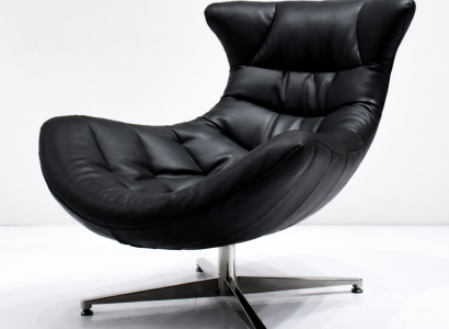 Sessel Design Couch Sofa Sitzer Leder Lounge Club Polster Luxus Ohren Sitz Relax